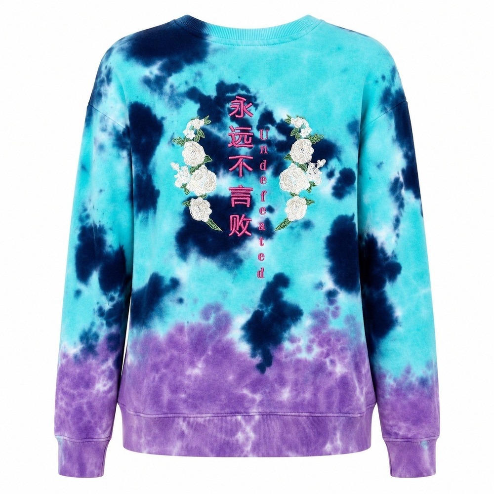 Blind Rooster Streetwear Cyber Y2K Sweatshirt Mens Size Medium Grunge Tie Dye
